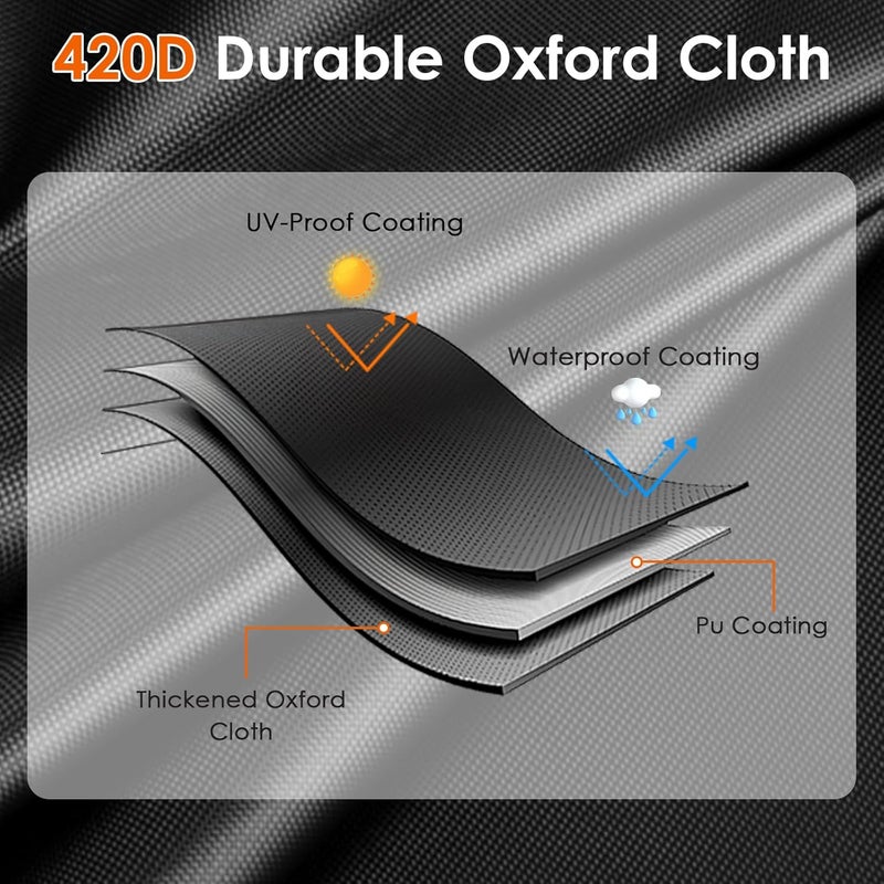 TwoPone Pizza Oven Cover for Nexgrill Ora 16, Waterproof Pizza Oven Accessories Carry Cover for Outdoor - Image 5